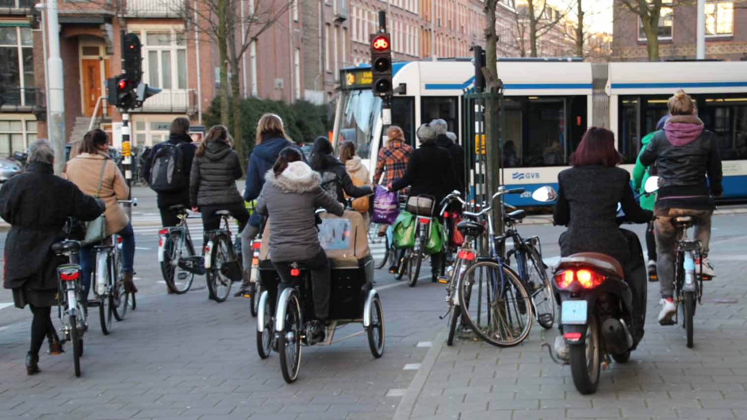 Druk stadsverkeer kan onzekerheid veroorzaken 