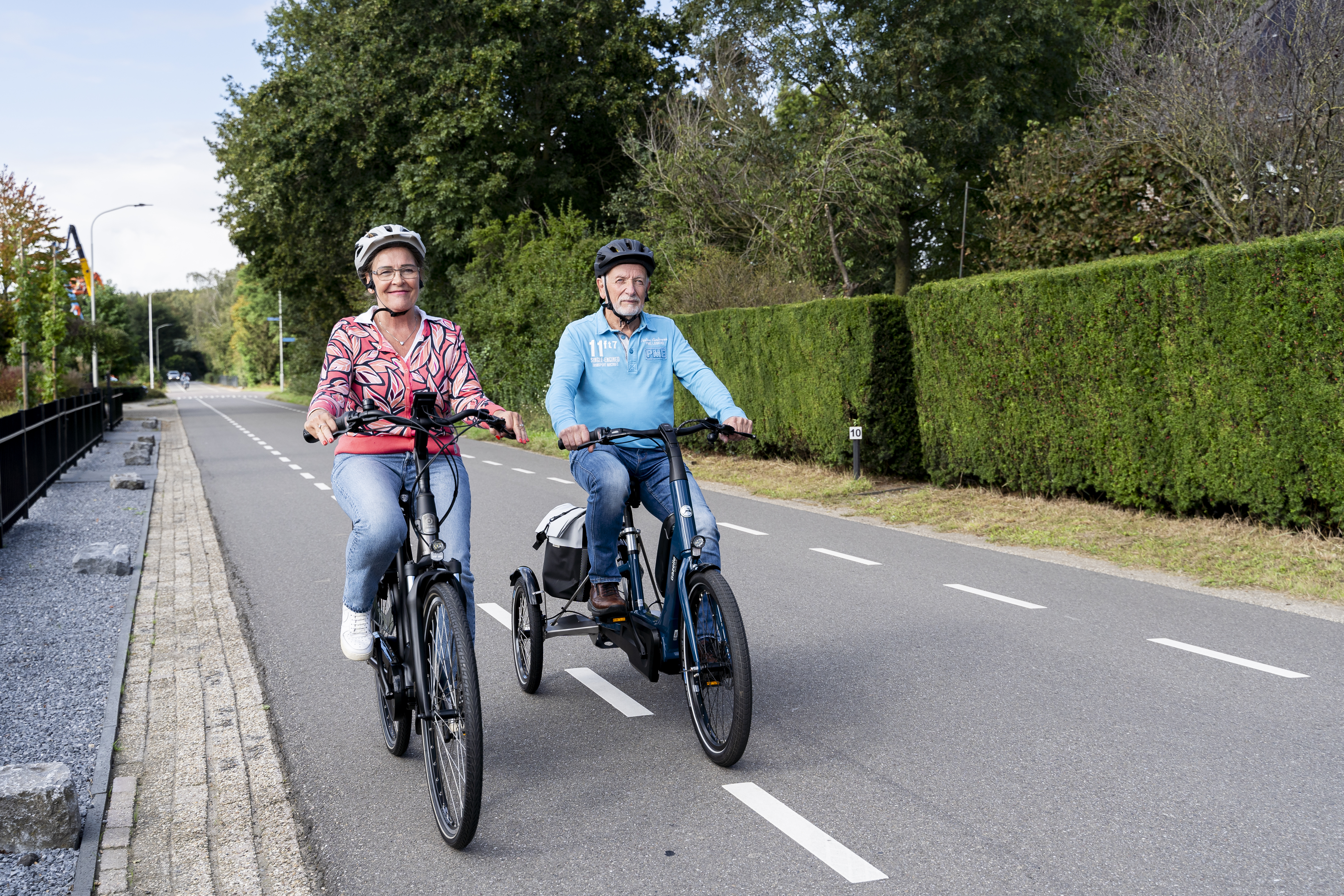 Ontspannen op de driewielfiets