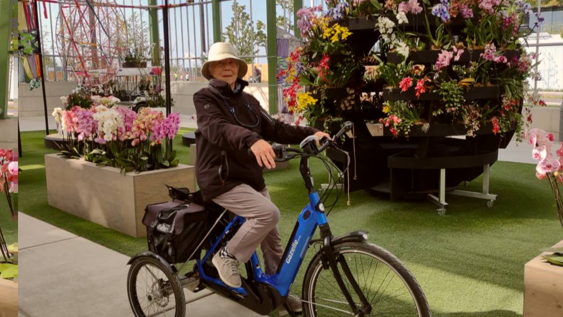 Ouderen blijven fietsen door Tworby