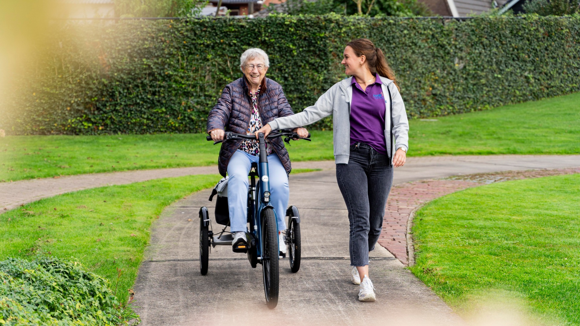 Is het moeilijk om te fietsen op een driewieler?